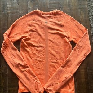 Lululemon Run Swiftly Tech Long-Sleeve 2.0, orange